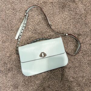 Rebecca Minkoff Mint Leather Crossbody Bag